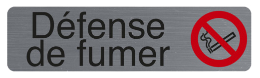 EXACOMPTA Plaque de signalisation 'Défense de fumer'