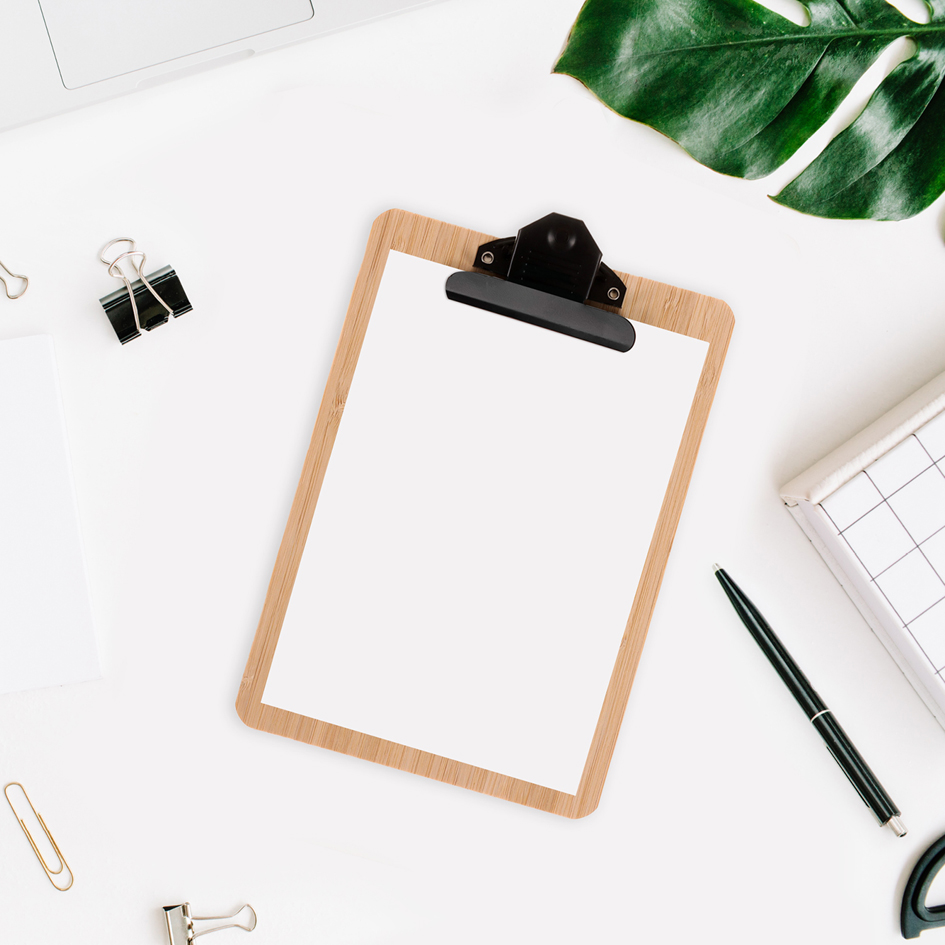 EUROPEL Porte-menu, A4, format paysage, bambou