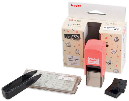 Kit tampon à motif "Switch", emballage