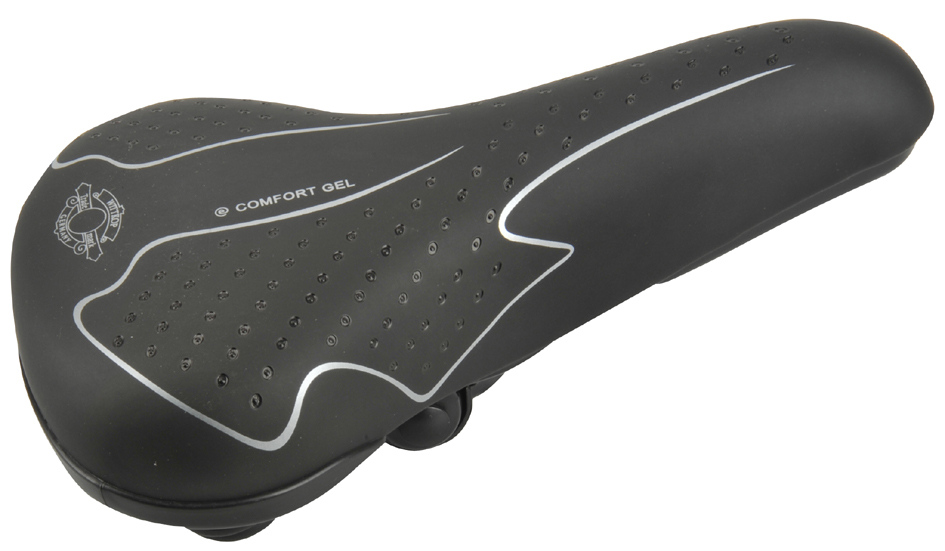 FISCHER Selle pour VTT Elastomer, noir / blanc