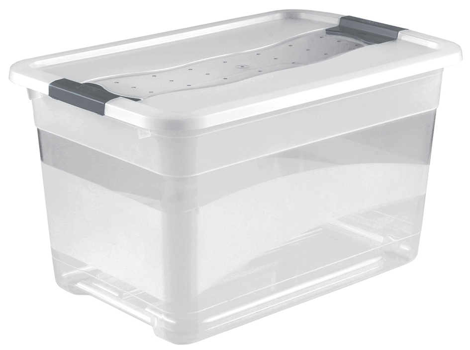 Boîte de rangement "cornelia", transparent, 52 litres