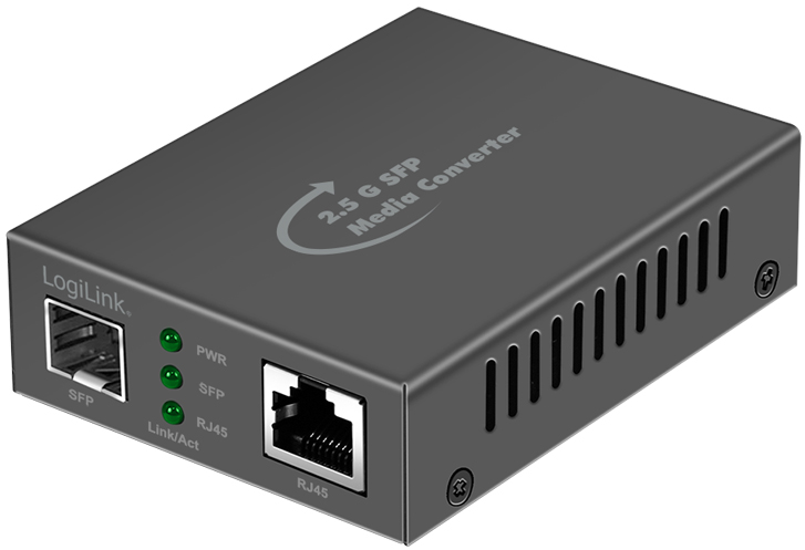 Convertisseur média 2,5 Gigabit