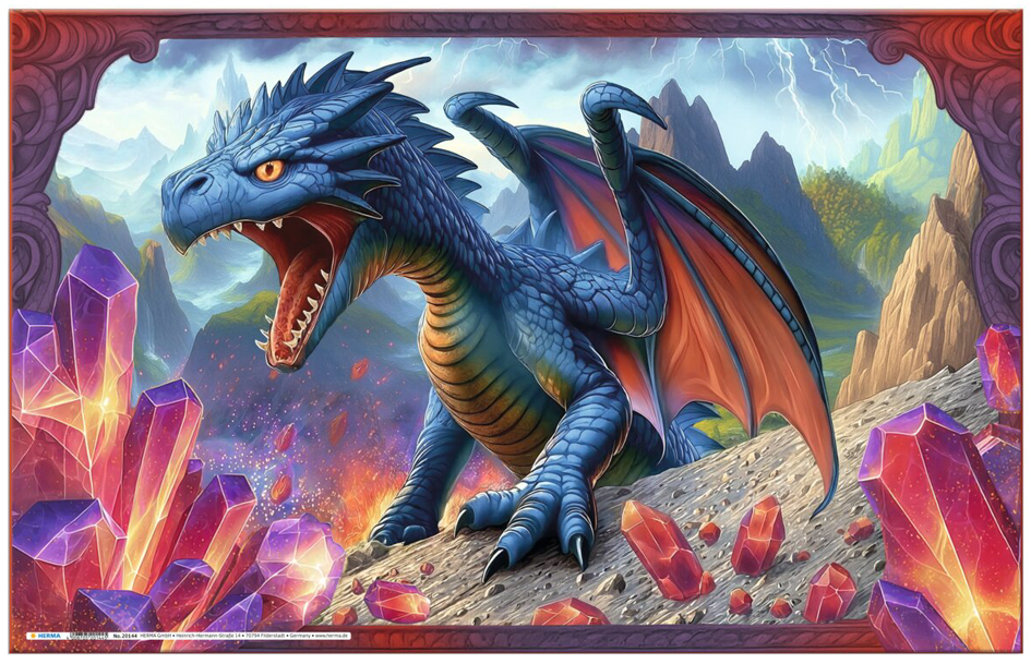 Sous-main "Dragons", verso