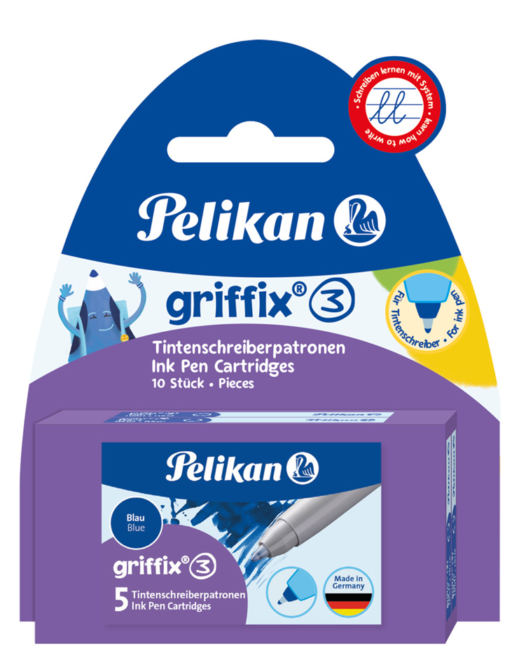 Pelikan Cartouches d'encre griffix pour stylo feutre,blister
