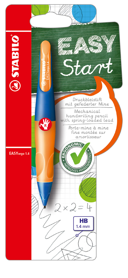Porte-mines EASYergo 1.4, outremer/orange fluo