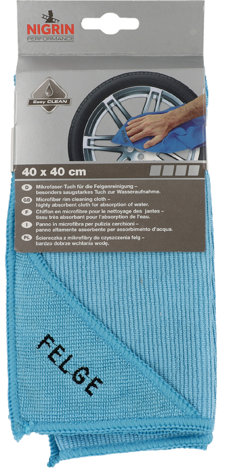 NIGRIN Chiffon Performance en microfibre, pour jantes