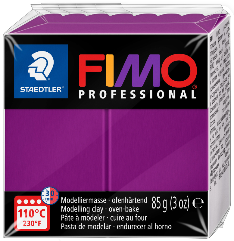 FIMO PROFESSIONAL Pâte à modeler, à cuire au four, violet