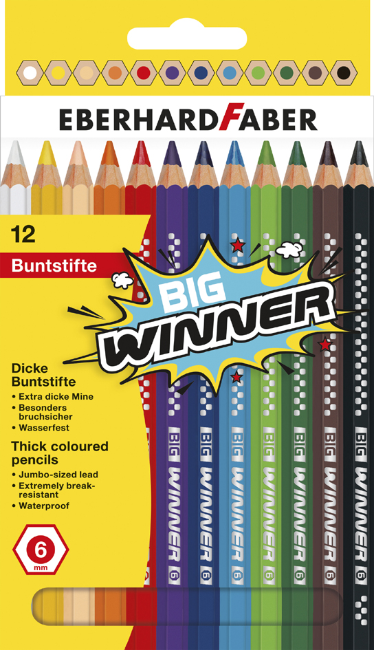 Sets de crayons de couleur, jumbo