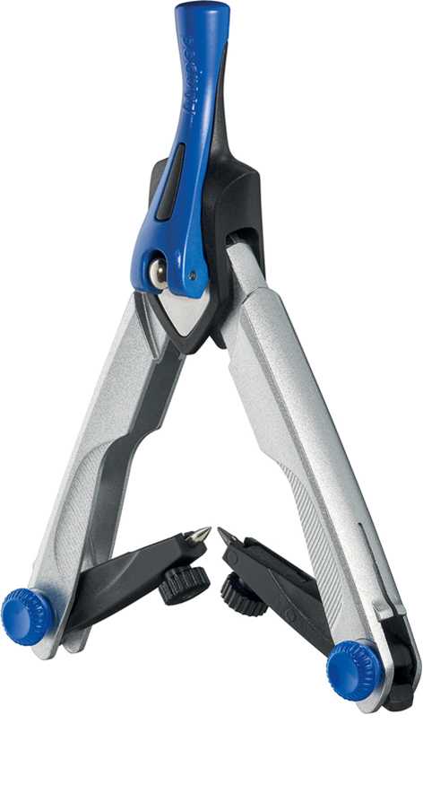 Maped Compas Technic Concept, 4 pièces, bleu
