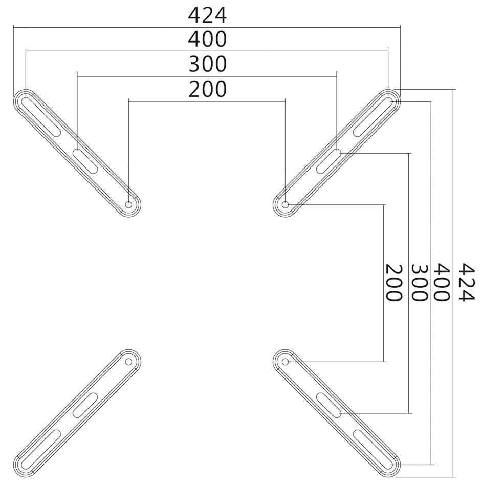 Adaptateur VESA - mesures