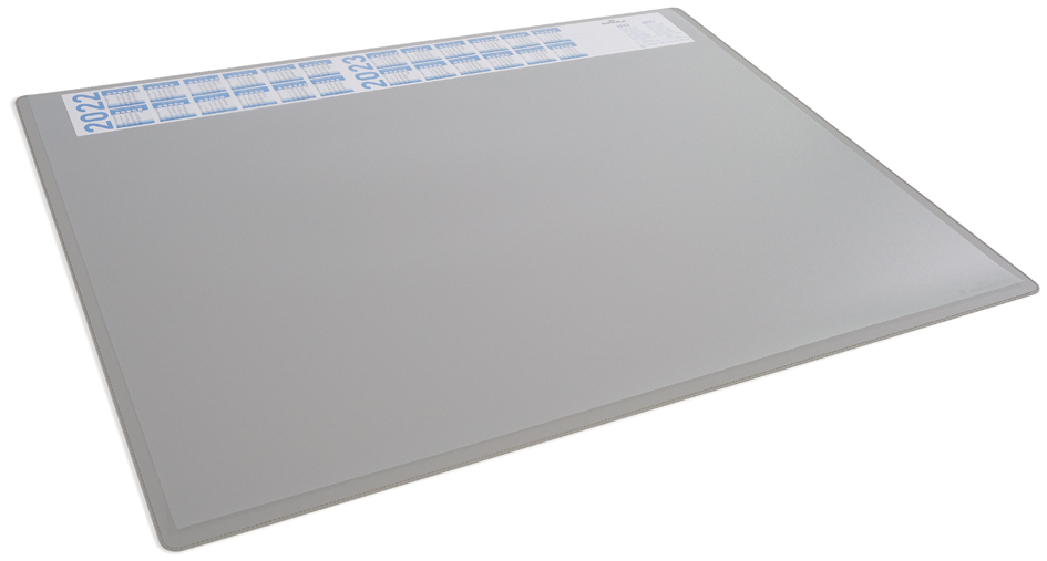 DURABLE Sous-main avec calendrier, PP, gris