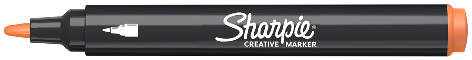 Sharpie Marqueur créatif ACRYLIC, pointe ogive, orange