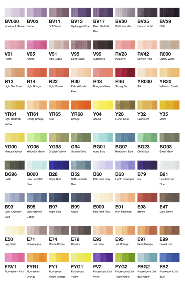 aperçu des couleurs