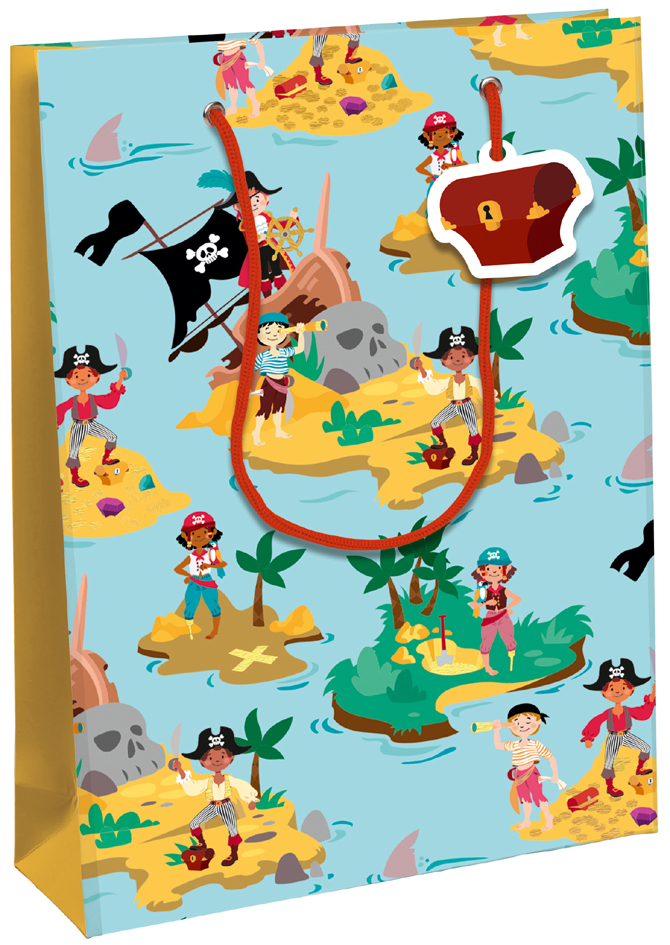 Sacs cadeaux à motifs, enfants