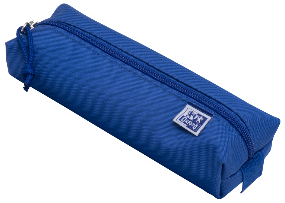 Oxford Trousse, polyester, rectangulaire, petit, bleu