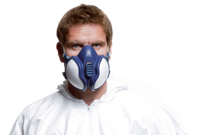 3m demi masque respiratoire 4251+, degré de protection: