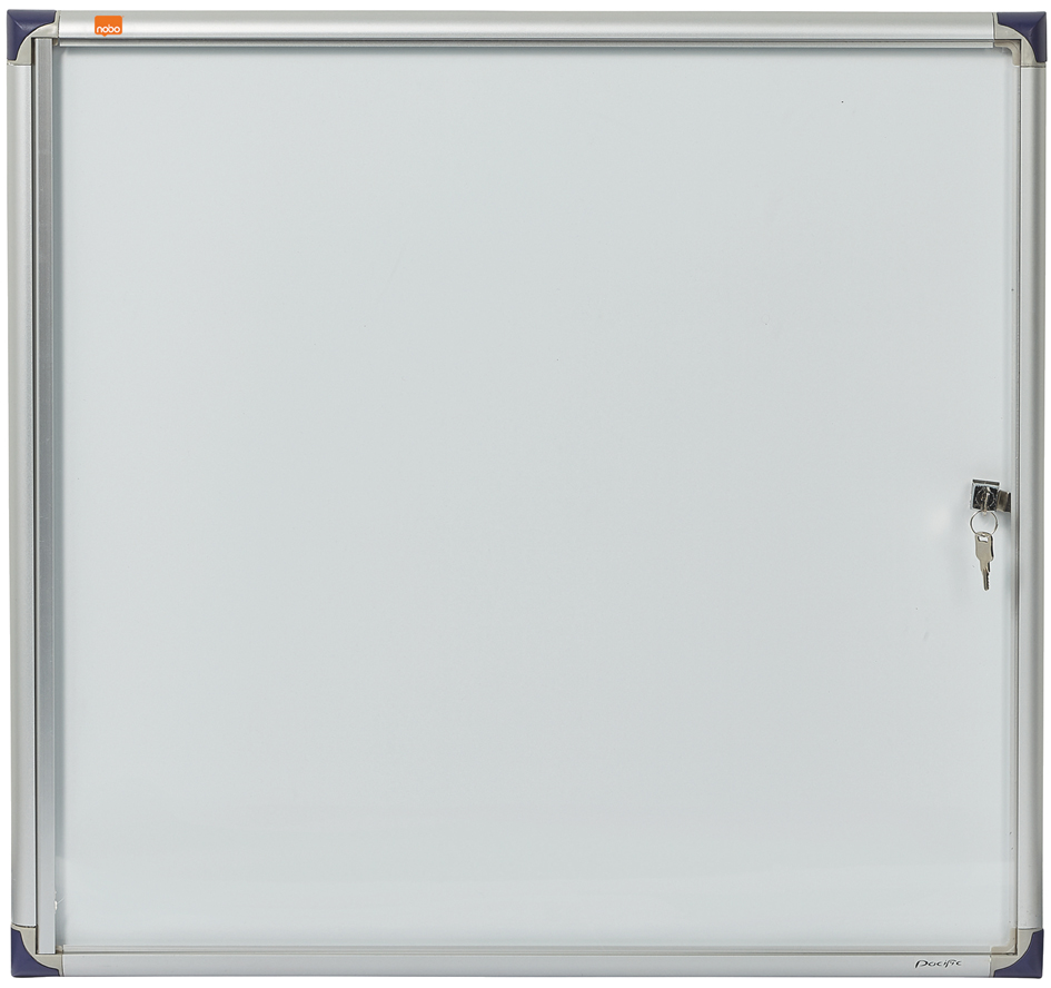 nobo Vitrine, extra plat, fond métal, 6 x format A4