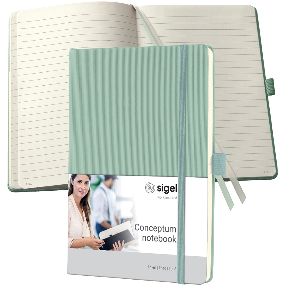 Visuel de référence: Carnet de notes Conceptum, vert menthe
