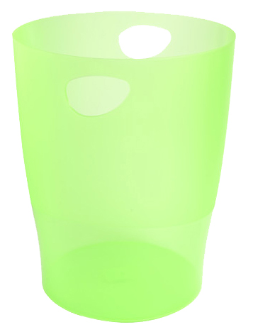 EXACOMPTA Corbeille à papier ECOBIN, 15 litres, vert pomme