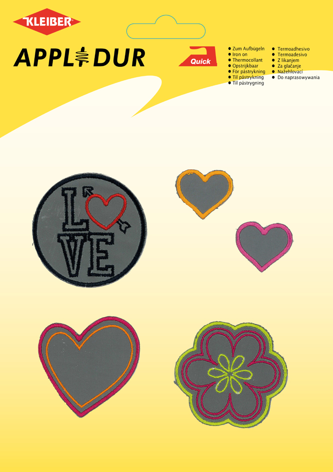 KLEIBER Assortiment d'applications 'Reflective Love'