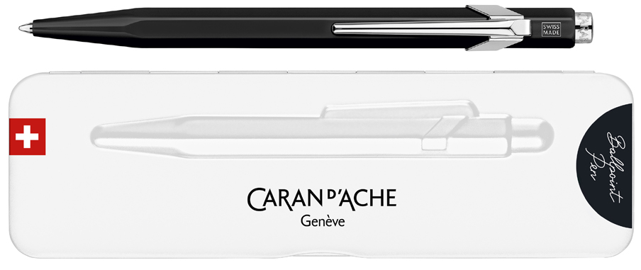 CARAN D'ACHE Stylo à bille 849 Fluo Line, noir