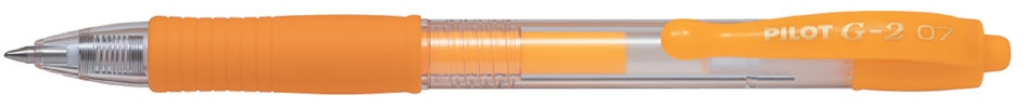 PILOT Stylo à encre gel G2 07 Néon, abricot néon