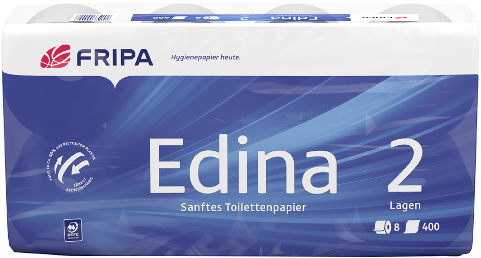 Fripa Papier toilette Edina, 2 couches, extra blanc