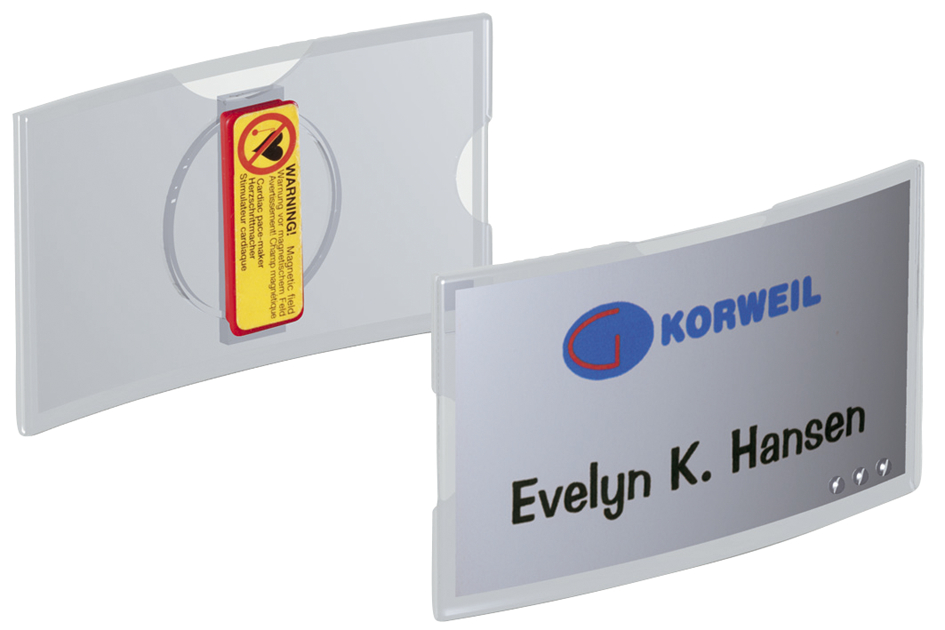 Porte-badges, magnétique