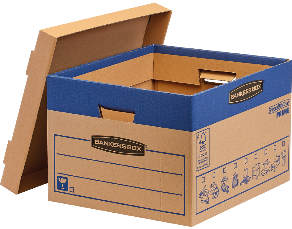 Fellowes BANKERS BOX Carton déménagement SmoothMove FastFold