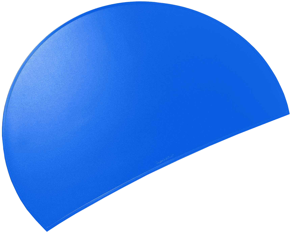 Läufer Sous-main DURELLA RONDO, bleu adriatique