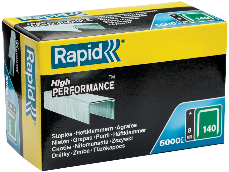 Rapid Agrafes 140/8, contenu: 5.000 pièces, zingué