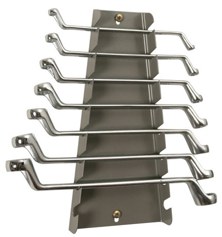 allit Barrette porte-clés plates 'StorePlus Flex M 8', gris