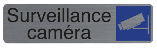 EXACOMPTA Plaque de signalisation 'Surveillance caméra'