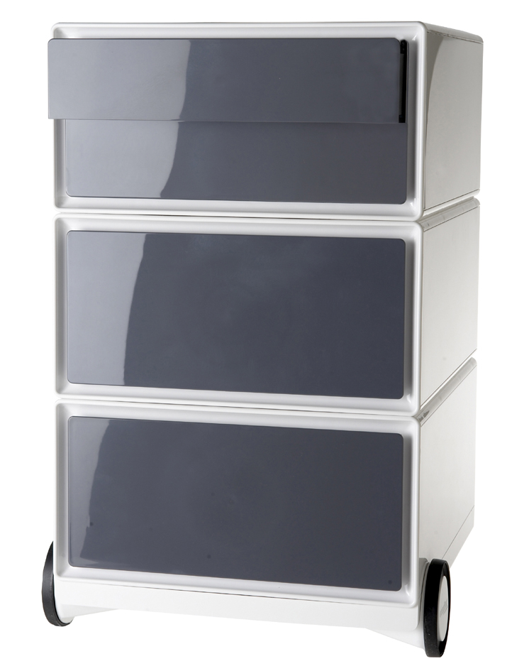 PAPERFLOW Caisson mobile 'easyBox', 4 tiroirs, blanc