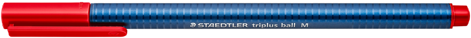 STAEDTLER Stylo à bille triplus ball 437 M, rouge