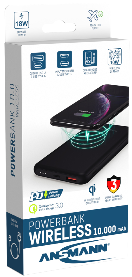 Powerbank PB218, sans fil