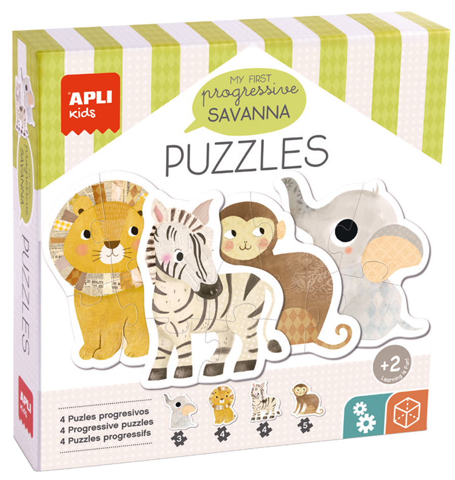 APLI kids Puzzle 'My first Savane', 12 pièces