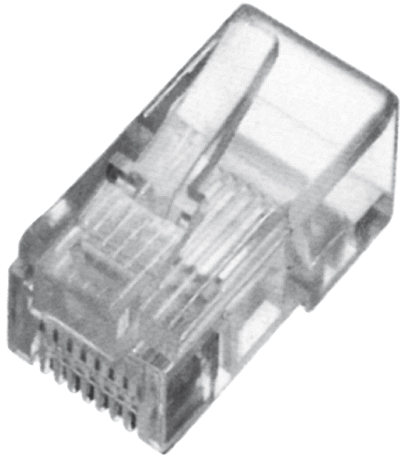 DIGITUS Connecteur RJ45 mâle pour câble rond, cat. 5e
