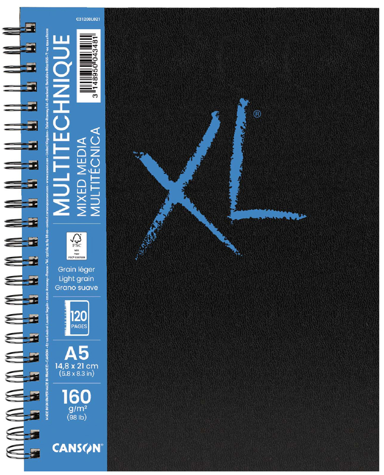 CANSON Carnet de dessin XL BOOK MIXED MEDIA, A4