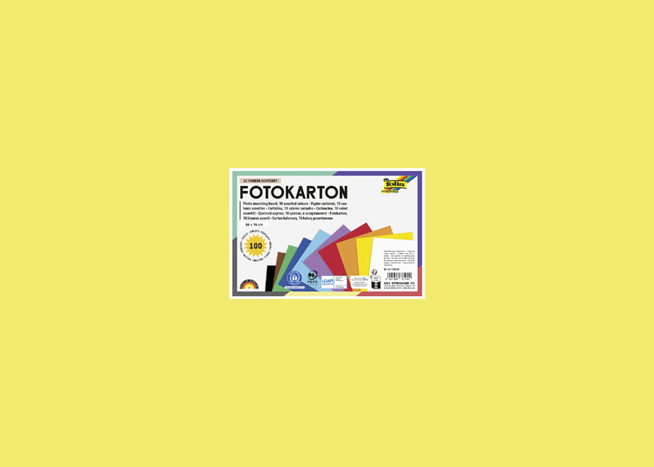 folia Carton de bricolage, (L)500 x (H)700 mm, assorti