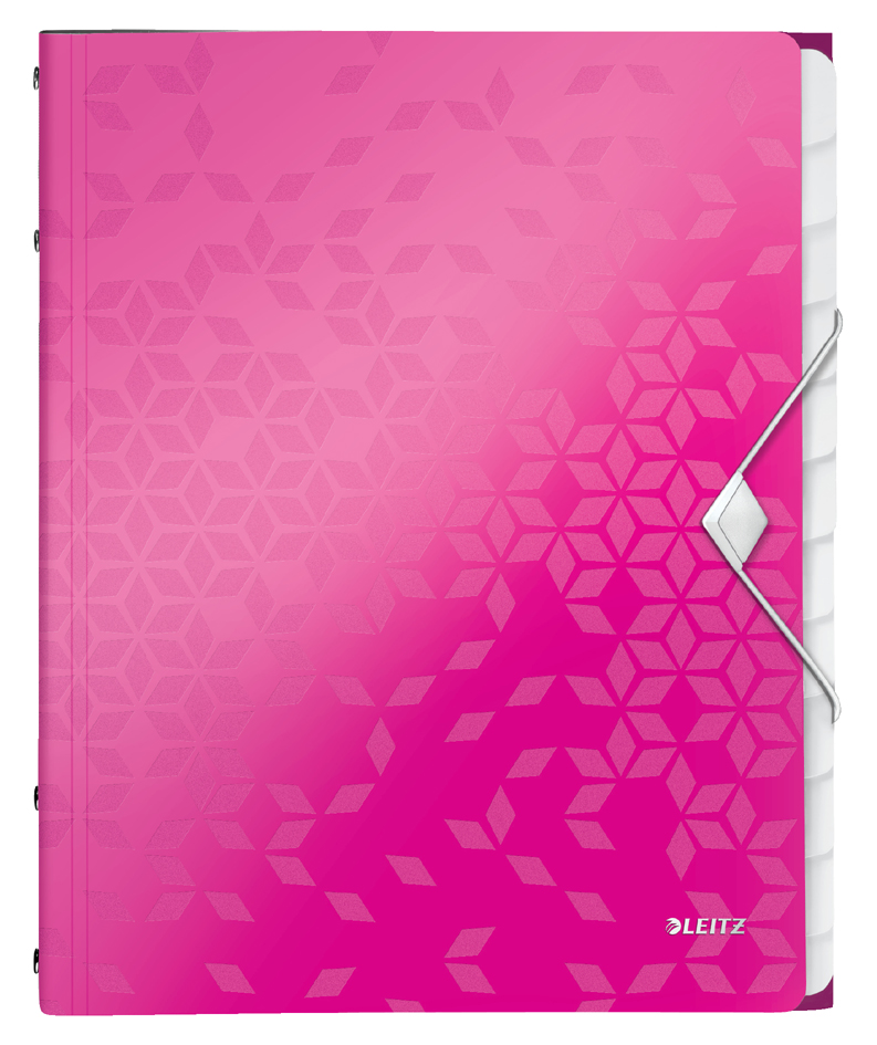 LEITZ Chemise de rangement WOW, A4, PP, rose métallisé
