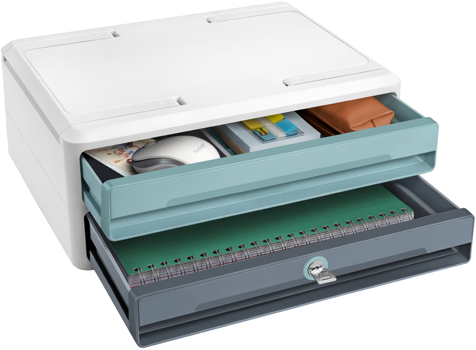 Visuel de référence: Module de rangement MoovUp Secure, 2 tiroirs, livré non équipé