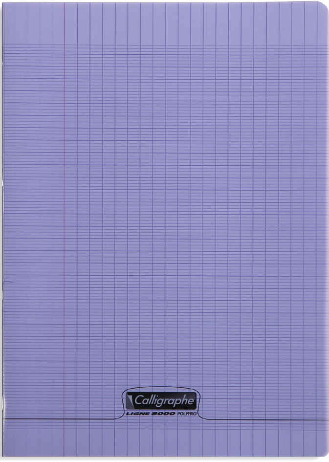 Visuel de référence: Cahier piqûre polypro, violet