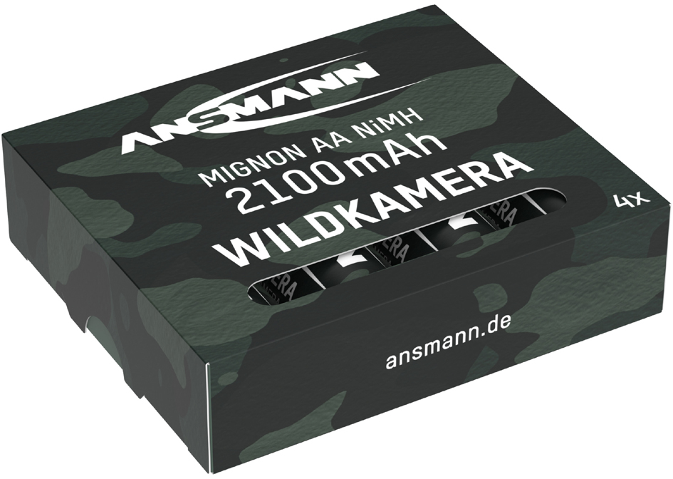 Pile NiMH maxE "WILDKAMERA", carton de 4