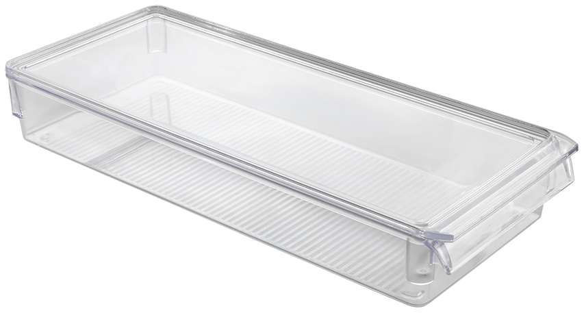 metaltex Organiseur Frigo-System, moyen, avec couvercle