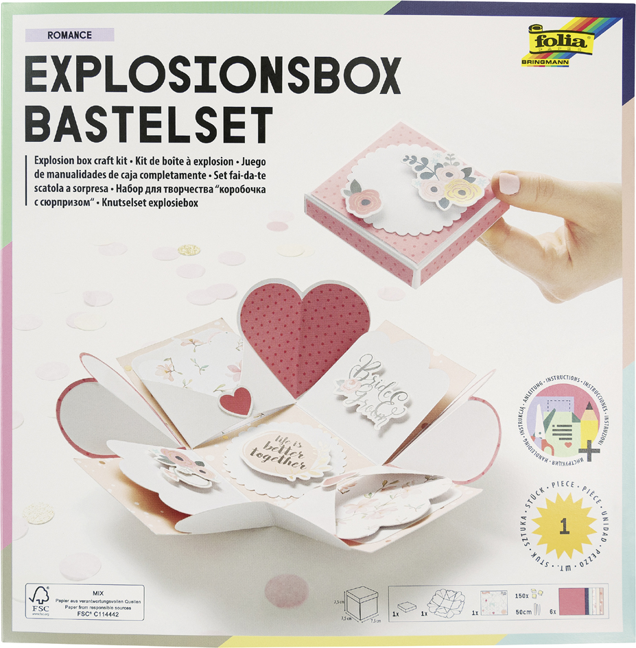 folia Explosion Box-Kit activités manuelles 'Happy Birthday'