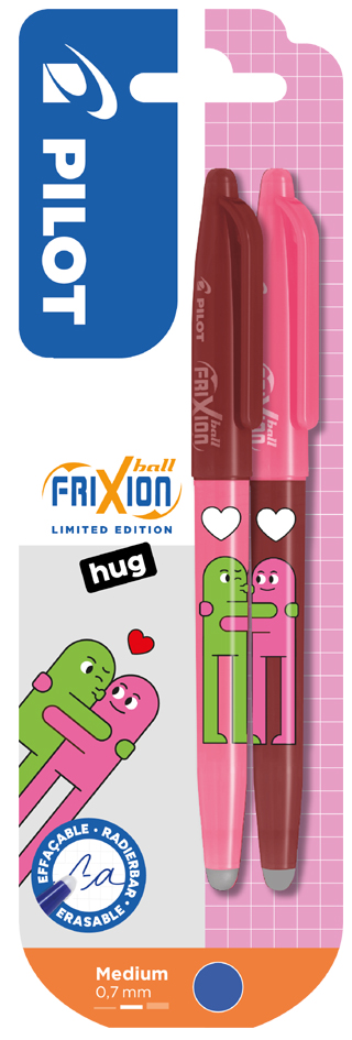 Pilot Stylo roller FRIXION BALL 07 Friends 'Hug hearts'