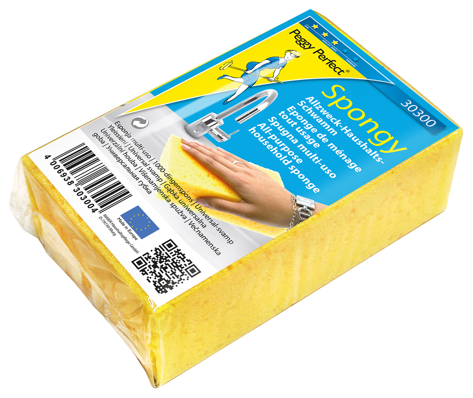 Peggy Perfect Eponge de ménage 'Spongy', jaune