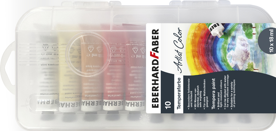 EBERHARD FABER Gouache Artist Color, étui de 10