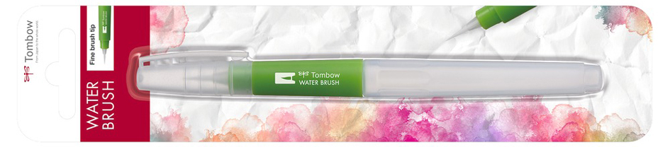 Tombow Pinceau à réservoir d'eau, fin, blister